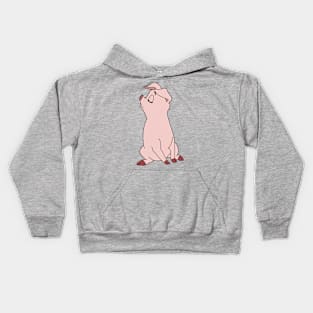 Hen Wen, Psychic Pig from the Black Cauldron, Sassy Kids Hoodie